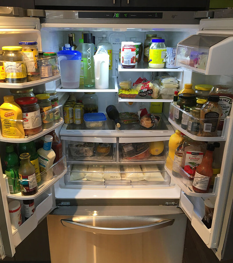 Réfrigérateur ouvert