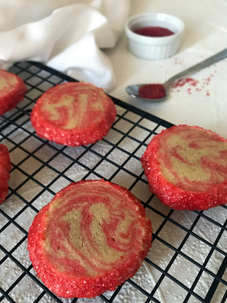 Biscuit marbré de Noël