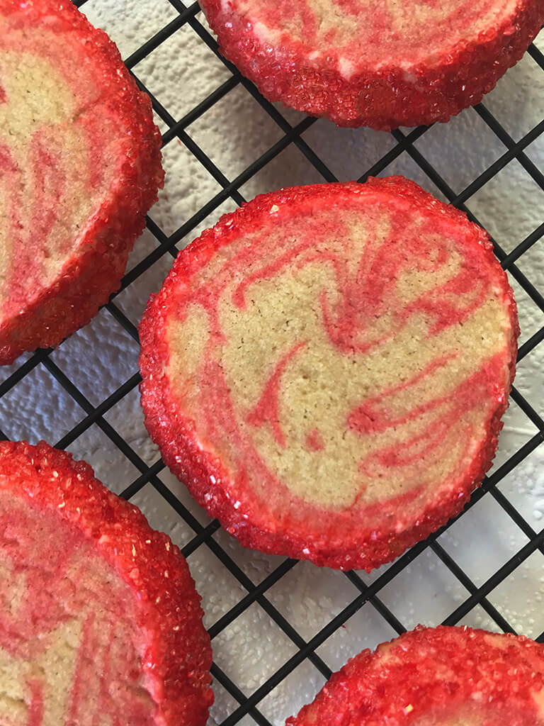 Biscuit marbré de Noël