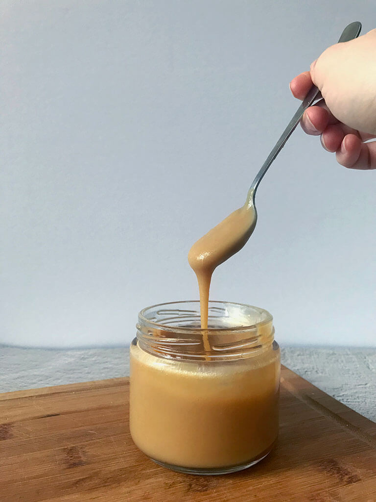 Pot de caramel maison salé
