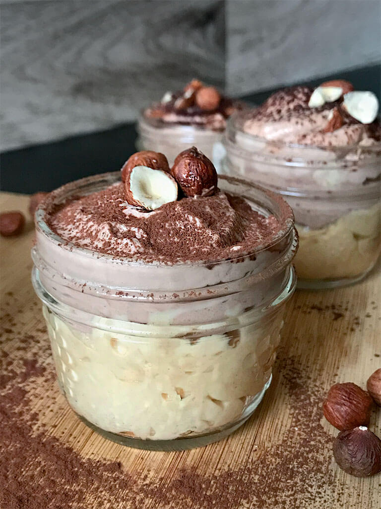 Mousse au chocolat et beurre d'arachide