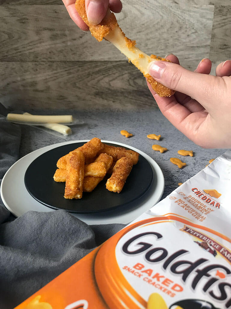 bâtonnets de fromage aux Goldfish