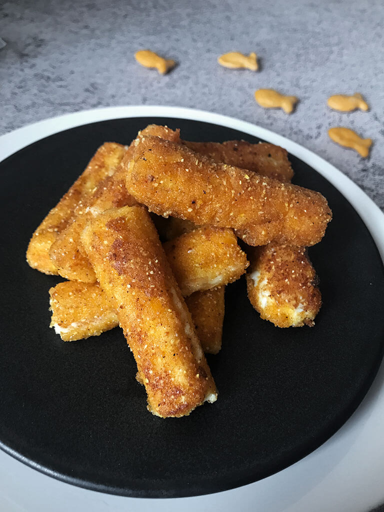 bâtonnets de fromage aux Goldfish